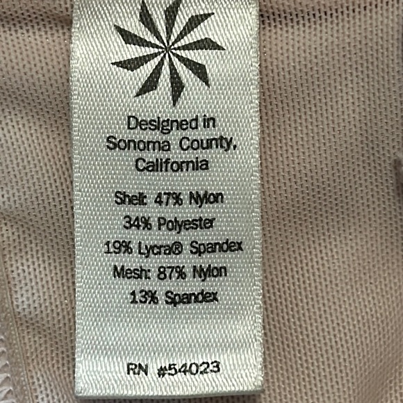 ATHLETA Adjustable Racerback Strappy Sports Bra Bralette Blush Pink Size XS - Picture 5 of 6